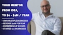 mentor you to build your business from 0 to 1 million USD