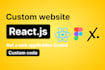 convert your figma or custom design into a web page using react js, next js