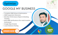 optimize google my business profile for local SEO and gmb maps ranking
