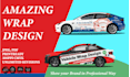do car wrap ,vehicle wrap design