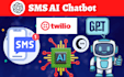 build a twilio SMS ai chatbot with openai chatgpt for text marketing