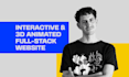 craft an interactive 3d animated landing page experience