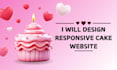 design cake website bakery ecommerce website cake shopify store cake store