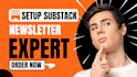 setup substack account setup substack newletter  substack post manage substack