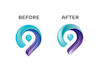redrawing design and logo