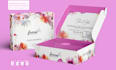 do product packaging box design, mailer box, label and amazon packaging design