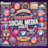 create custom social media content luxury service