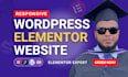 convert figma to elementor expert, website landing page design, wordpress fix