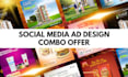 create eye catching social media posts combo package