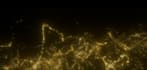 make this professional 3d logo animation with gold particle