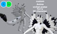 create vr avatar, vrchat 3d model, furry, custom vrc character, cc4