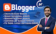 create, design or customize blogspot website on blogger with seo