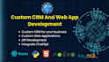 develop custom crm, saas, web application, web portal as your software developer