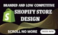 do a standard and low competitive shopify store design