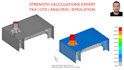 do fea structural strength analysis, engineering and calculation very quickly