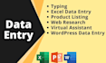 do make presentations, ppts, data entry