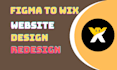 convert figma to wix website design