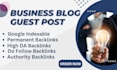 do business guest post on high da DR blogs with dofollow backlinks