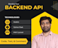 develop dockerized apis of flask, fastapi, fastify with mongo and postgresql db