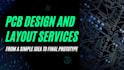 do pcb board circuit layout schematic design and arduino programming