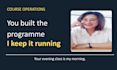 manage your online course cohort operations, students and community
