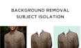 isolate the subject from its background from a photo