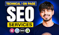do professional on page, technical SEO optimization for websites