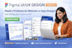 design website in figma, figma design website, website UI UX, web mockup