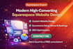 design a modern responsive squarespace website