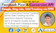 fix or setup shopify facebook pixel, conversion API, google, bing ads tracking