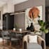 design living room interior and photorealistic render