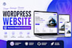 design, redesign, revamp wordpress website, business website development