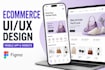 design ecommerce app and website UI UX in figma