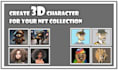 create custom animated nft art, loop nft images, and design 3d dynamic nf