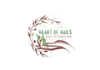 design minimalist awesome nail technician logo