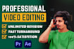 professional video editing for weddings, ads, and more, fast and high quality