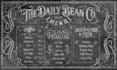 design a premium chalkboard menu for your restaurant or cafe