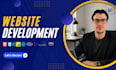 develop your custom web app as a full stack developer