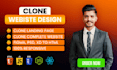 copy,duplicate and clone website using html,css,react,next