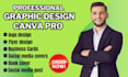 do provide professional graphic design with canva pro
