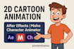 create cartoon character animations in adobe after effects