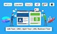 develop ab tests using HTML CSS javascript jquery on any platform vwo etc