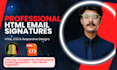 design custom HTML email signatures and templates clickable designs with code