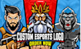 design a mascot logo for gaming and esports