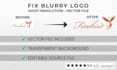 recreate blurry logo into HD vector