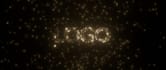 this  professional optical illusion 3d logo animation with gold particle