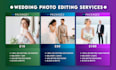 do wedding photo editing and culling in lightroom