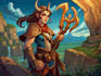 draw a fantasy character ilustration