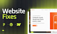 fix webflow and wordpress website issues fast