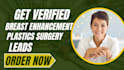 generate exclusive breast enhancement leads plastic surgeon leads via landing pg